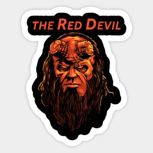 The Red Devil Sticker